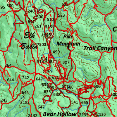 Idaho HuntData LLC Idaho Controlled Mule Deer Unit 54 Land Ownership Map digital map