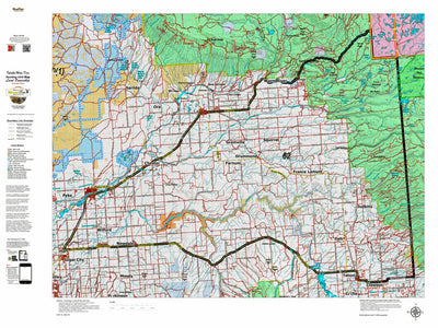 Idaho HuntData LLC Idaho Controlled Mule Deer Unit 62 Land Ownership Map digital map