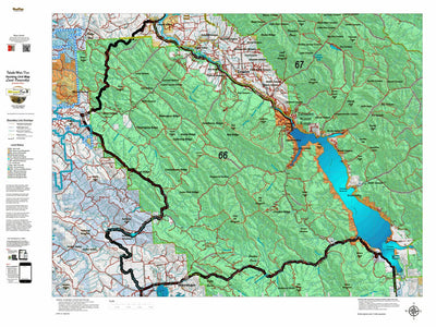 Idaho HuntData LLC Idaho Controlled Mule Deer Unit 66 Land Ownership Map digital map