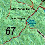 Idaho HuntData LLC Idaho Controlled Mule Deer Unit 67 Land Ownership Map digital map