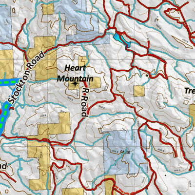 Idaho HuntData LLC Idaho Controlled Mule Deer Unit 73 Land Ownership Map digital map