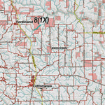 Idaho HuntData LLC Idaho Controlled Mule Deer Unit 8(1X) Land Ownership Map (8-1X) digital map