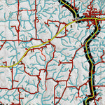 Idaho HuntData LLC Idaho Controlled Mule Deer Unit 8A(1X) Land Ownership Map (8A-1X) digital map