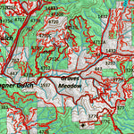 Idaho HuntData LLC Idaho Controlled Mule Deer Unit 8A(1X) Land Ownership Map (8A-1X) digital map