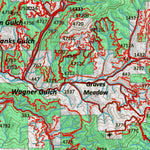 Idaho HuntData LLC Idaho Controlled Mule Deer Unit 8X Land Ownership Map digital map