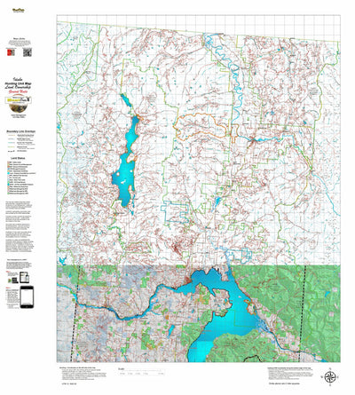 Idaho HuntData LLC Idaho General Unit 1 Land Ownership Map digital map