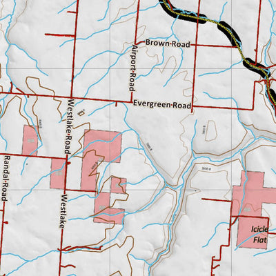 Idaho HuntData LLC Idaho General Unit 11A Land Ownership Map digital map