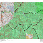 Idaho HuntData LLC Idaho General Unit 16 Land Ownership Map digital map