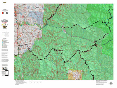 Idaho HuntData LLC Idaho General Unit 16 Land Ownership Map digital map