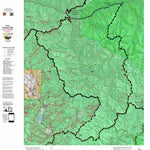 Idaho HuntData LLC Idaho General Unit 16A Land Ownership Map digital map