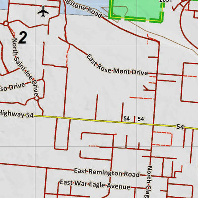 Idaho HuntData LLC Idaho General Unit 2 Land Ownership Map digital map