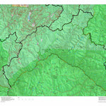 Idaho HuntData LLC Idaho General Unit 20 Land Ownership Map digital map