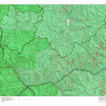 Idaho HuntData LLC Idaho General Unit 21 Land Ownership Map digital map