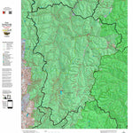 Idaho HuntData LLC Idaho General Unit 25 Land Ownership Map digital map