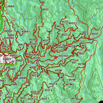 Idaho HuntData LLC Idaho General Unit 25 Land Ownership Map digital map