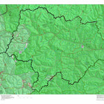 Idaho HuntData LLC Idaho General Unit 26 Land Ownership Map digital map