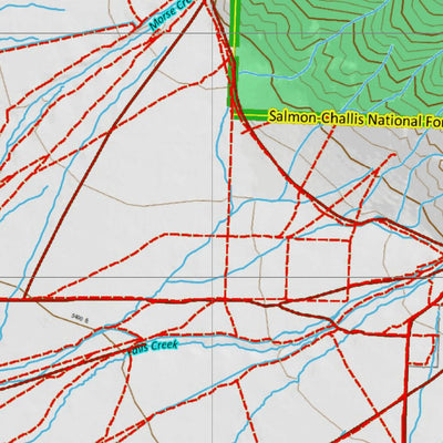 Idaho HuntData LLC Idaho General Unit 37A Land Ownership Map digital map