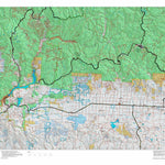 Idaho HuntData LLC Idaho General Unit 44 Land Ownership Map digital map