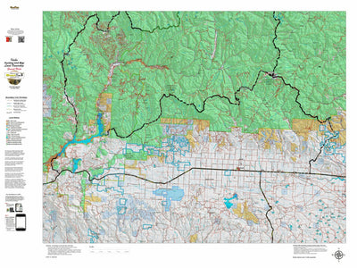 Idaho HuntData LLC Idaho General Unit 44 Land Ownership Map digital map