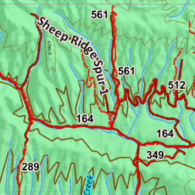 Idaho HuntData LLC Idaho General Unit 62A Land Ownership Map digital map