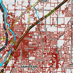 Idaho HuntData LLC Idaho General Unit 69 Land Ownership Map digital map