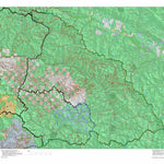 Idaho HuntData LLC Idaho General Unit 7 Land Ownership Map digital map