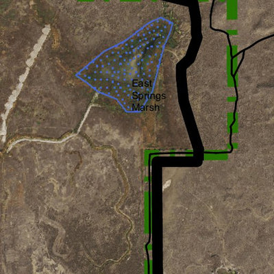 IDFG Market Lake Wildlife Management Area 2021 with aerial photo background digital map