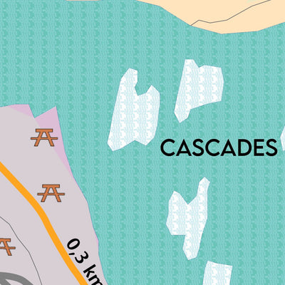 idgraphique Ô Cascades de Rawdon digital map