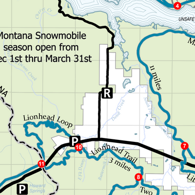 Island Park Winter Use Map 2025 -2026 (NORTH) Preview 2
