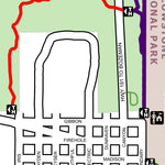 West Yellowstone - Run Ski Bike Trail Map (In Town) Preview 2