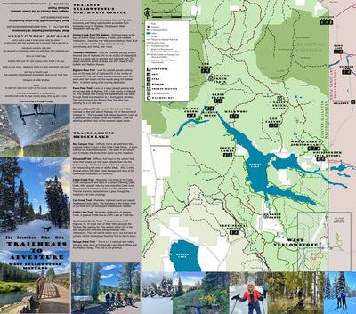 West Yellowstone - Run Ski Bike Trail Map (Out of Town) Preview 1