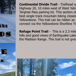 West Yellowstone - Run Ski Bike Trail Map (Out of Town) Preview 3