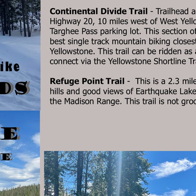West Yellowstone - Run Ski Bike Trail Map (Out of Town) Preview 3