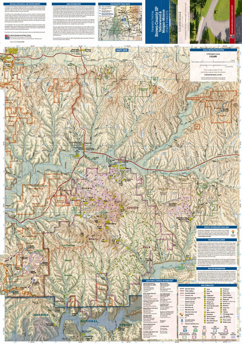 Brown County SP and Yellowwood & Morgan-Monroe State Forests - Front (2024) Preview 1