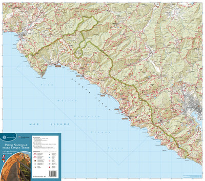 Infocartografica snc Parco Nazionale delle Cinque Terre digital map