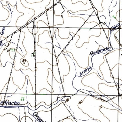 Instituto Geográfico Militar de Uruguay Araujo (O13) digital map