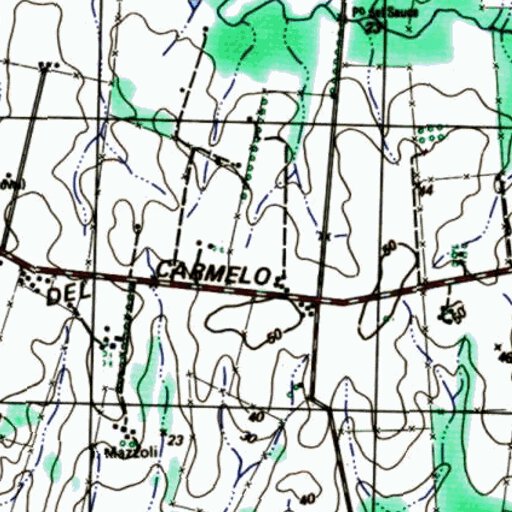 Carmelo (P24) Map by Instituto Geografico Militar de Uruguay | Avenza Maps
