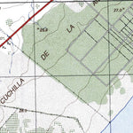 Instituto Geográfico Militar de Uruguay Castillos (C25) digital map