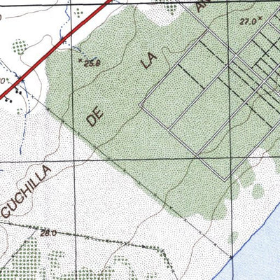 Instituto Geográfico Militar de Uruguay Castillos (C25) digital map