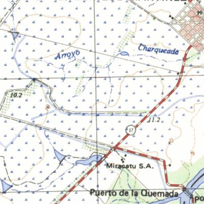 Instituto Geográfico Militar de Uruguay Cebollatí (C20) digital map