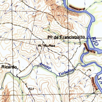 Instituto Geográfico Militar de Uruguay Centurión (C14) digital map