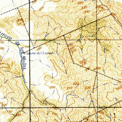 Instituto Geográfico Militar de Uruguay Cerrezuelo (G18) digital map