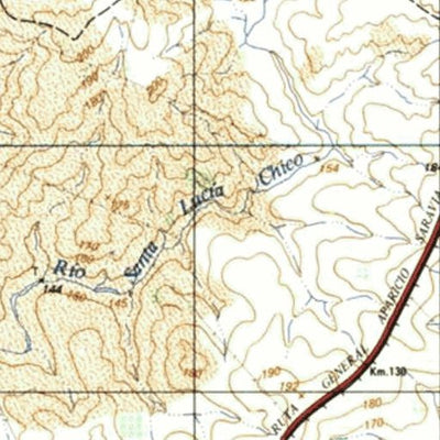 Instituto Geográfico Militar de Uruguay Cerro Colorado (H24) digital map