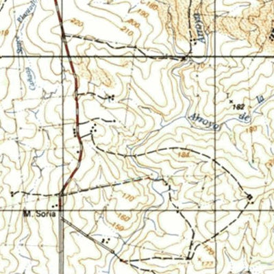 Instituto Geográfico Militar de Uruguay Cerro Colorado (H24) digital map