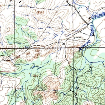 Instituto Geográfico Militar de Uruguay Cerro Partido (F24) digital map