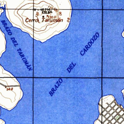 Instituto Geográfico Militar de Uruguay Chamberlain (K17) digital map