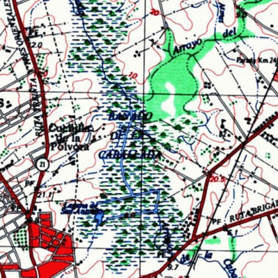 Instituto Geográfico Militar de Uruguay Colonia del Sacramento (O27) digital map