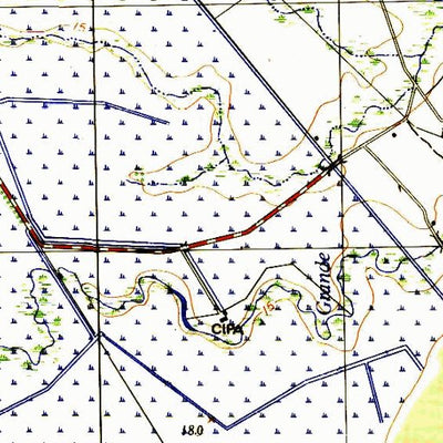 Instituto Geográfico Militar de Uruguay Corrales (D21) digital map