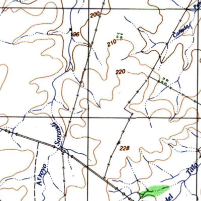 Instituto Geográfico Militar de Uruguay Cuchilla del Arbolito (L12) digital map