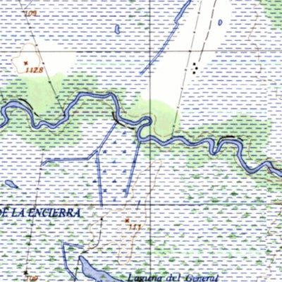 Instituto Geográfico Militar de Uruguay Cuchilla del Ombú (H12) digital map